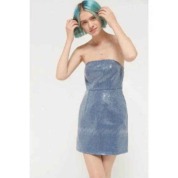denim diamonds dress THE CONNER JUMPSUIT – ET OCHS main image 0